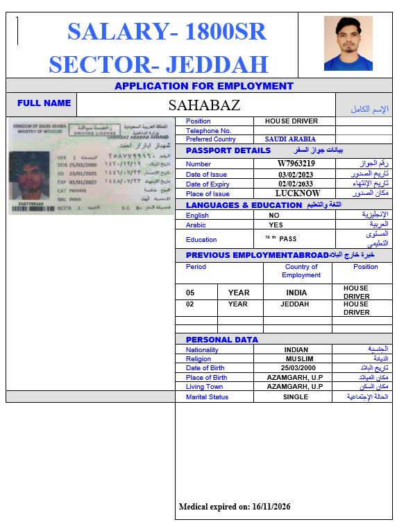 صورة السيرة الذاتية